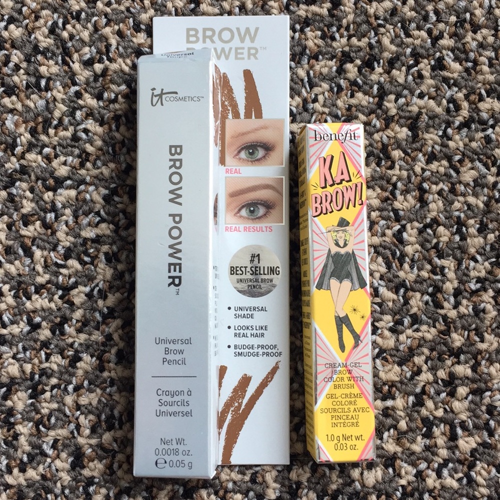 Set of 2 IT cosmetics & Benefit Brown Brow Pencil